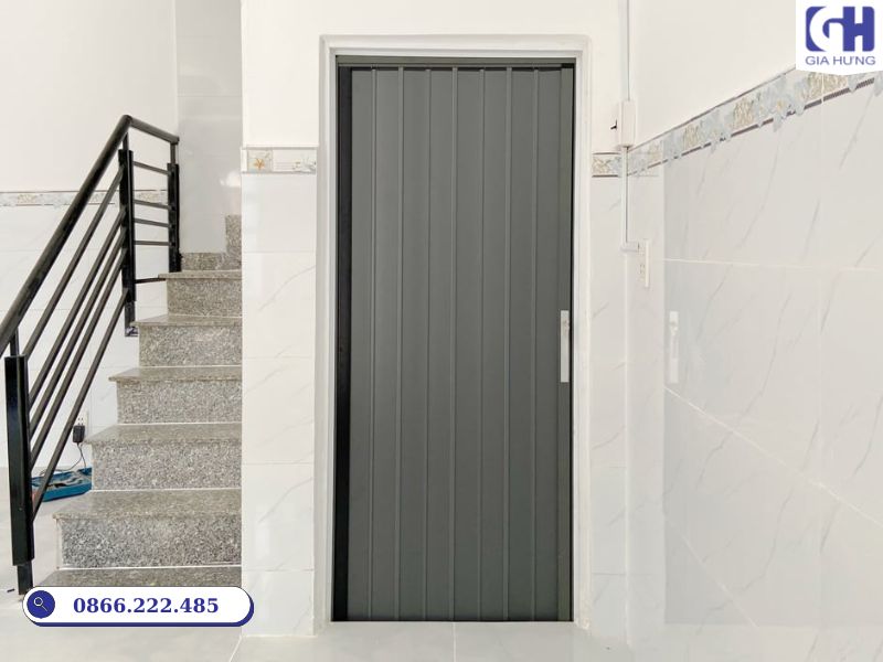 cửa xếp lá nhôm nhà tắm