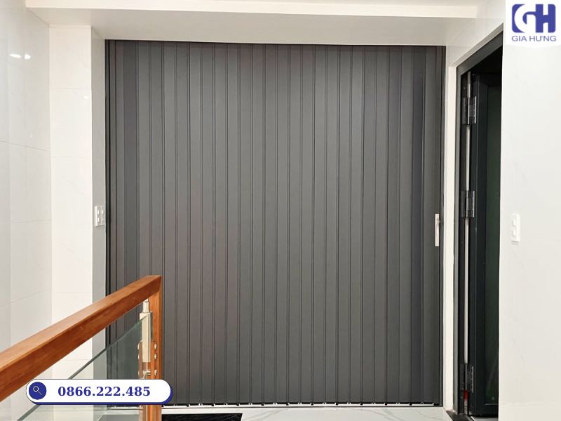 vách xếp lá nhôm đặc