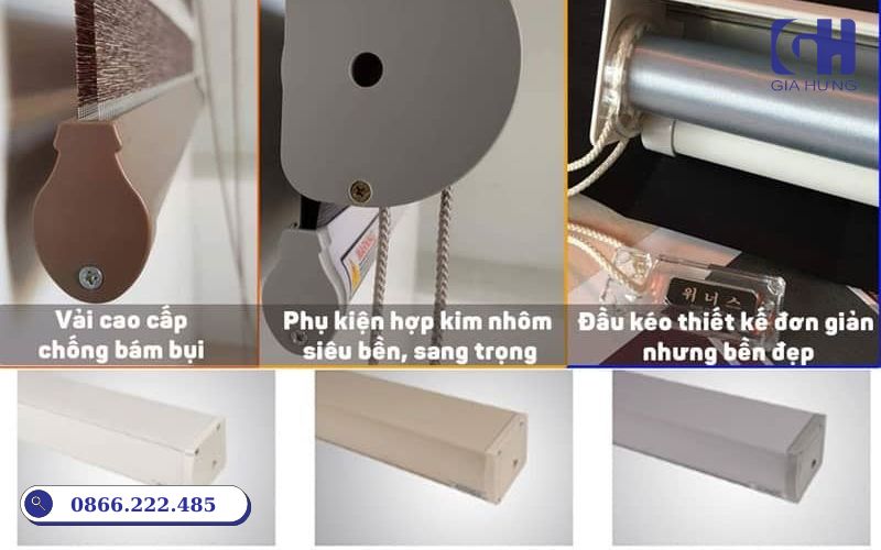 phụ kiện rèm cầu vồng