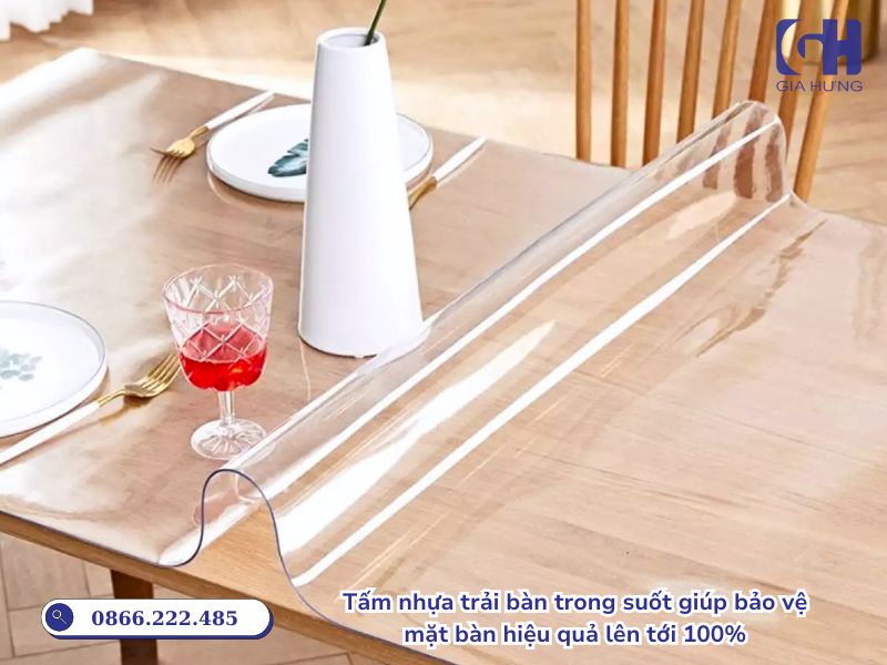 tấm nhựa pvc trải bàn