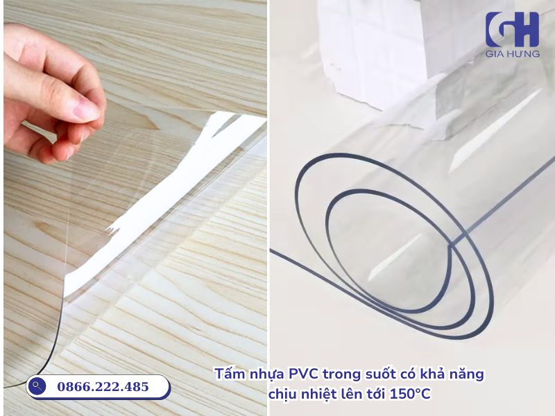 tấm nhựa pvc trong suốt