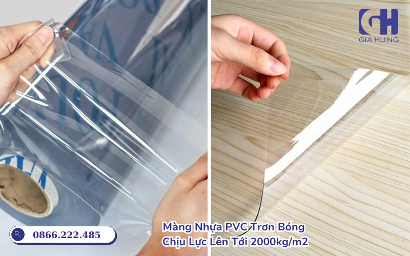 Màng nhựa PVC làm bạt kéo nhựa trong suốt