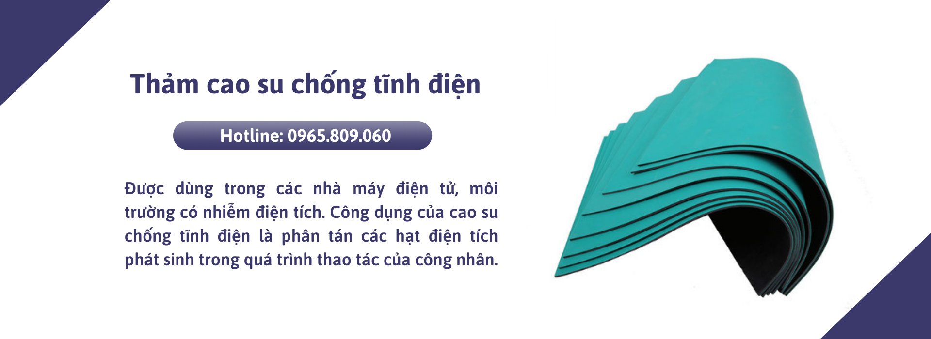 Thảm cao su chống tĩnh điện