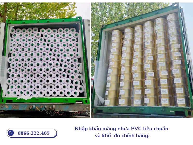 Nhập khẩu màng nhựa pvc chính hãng