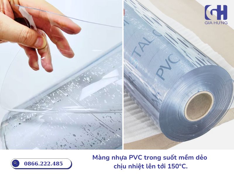 màng nhựa PVC làm vách ngăn